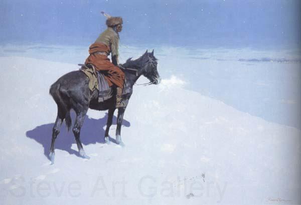Frederic Remington The Scout:Frends or Foes (mk43)